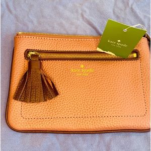 Kate Spade Women’s Purple & Mauve Leather Wristlet. New with Tags.